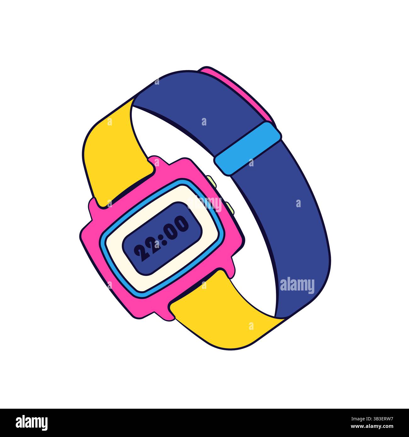 Digital Wrist Watch Clipart