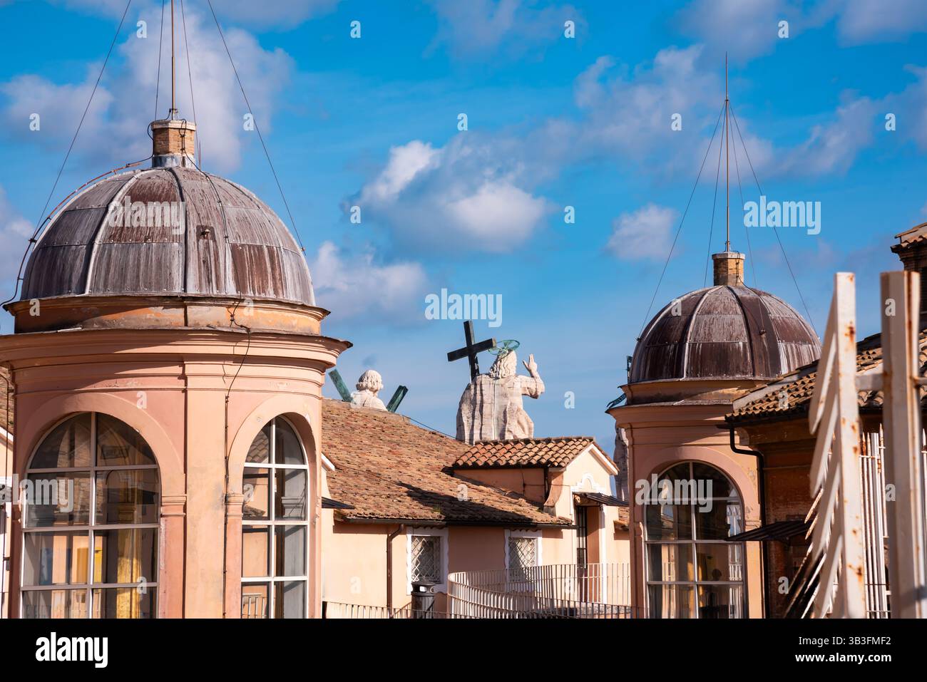 St. Peter's Basilica in Vatican in Rome city, Italy Stock Photo