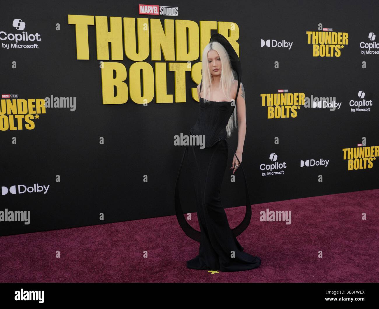 Ruoyuan Li arrives at the Marvel Studios' THUNDERBOLTS Los Angeles ...