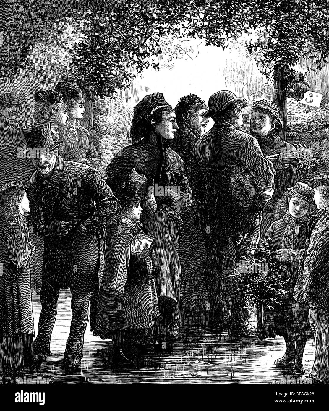 アート・デザイン・音楽 Art and the Victorian Middle Class An engraving depicting a middle-class Victorian family