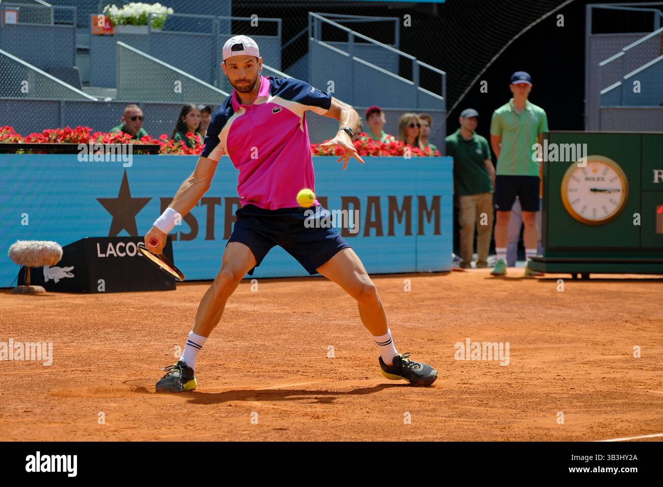 Grigor Dimitrov Madrid, Spain. 29th April, 2025. Tennis ATP: Mutua Madrid Open tennis