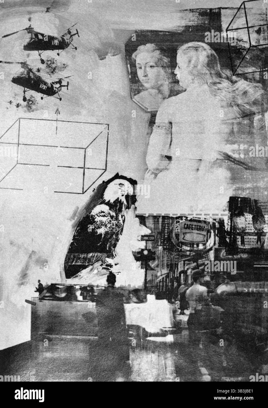 Tracker, artwork by American artist Robert Rauschenberg, 1964 Stock ...