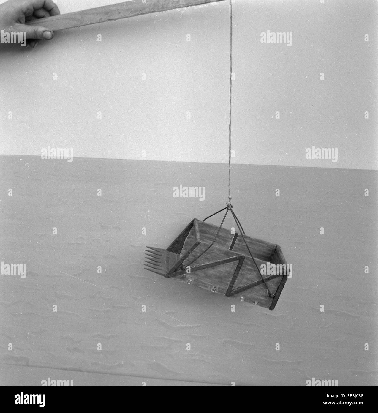 Detail of the River dredge, model designed by Italian polymath Leonardo ...