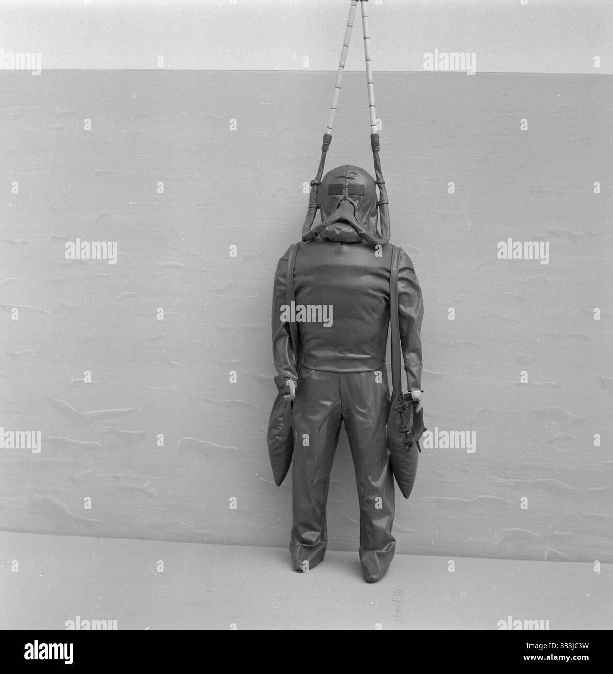 Scuba gear model designed by Italian polymath Leonardo da Vinci, Italy ...