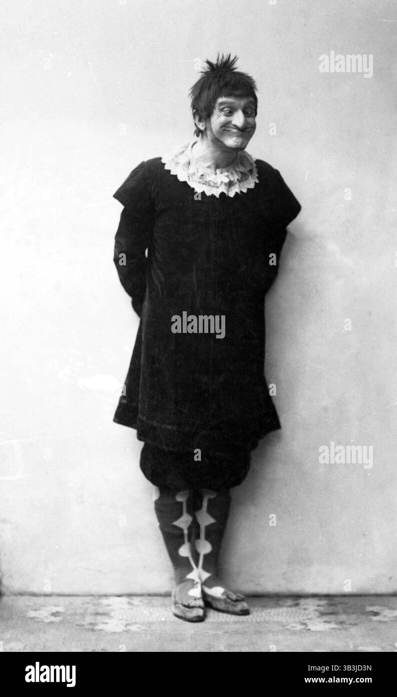 Italian stage actor and playwright Ettore Petrolini, 1920s Stock Photo ...