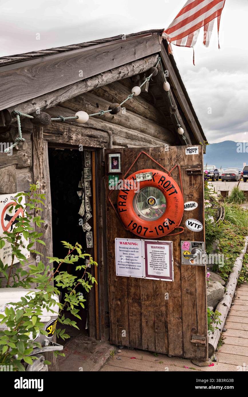 Homer alaska salty dog saloon hi-res stock photography and images
