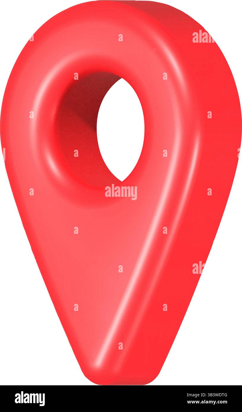 realistic Location map pin gps pointer marker. Vector illustration ...