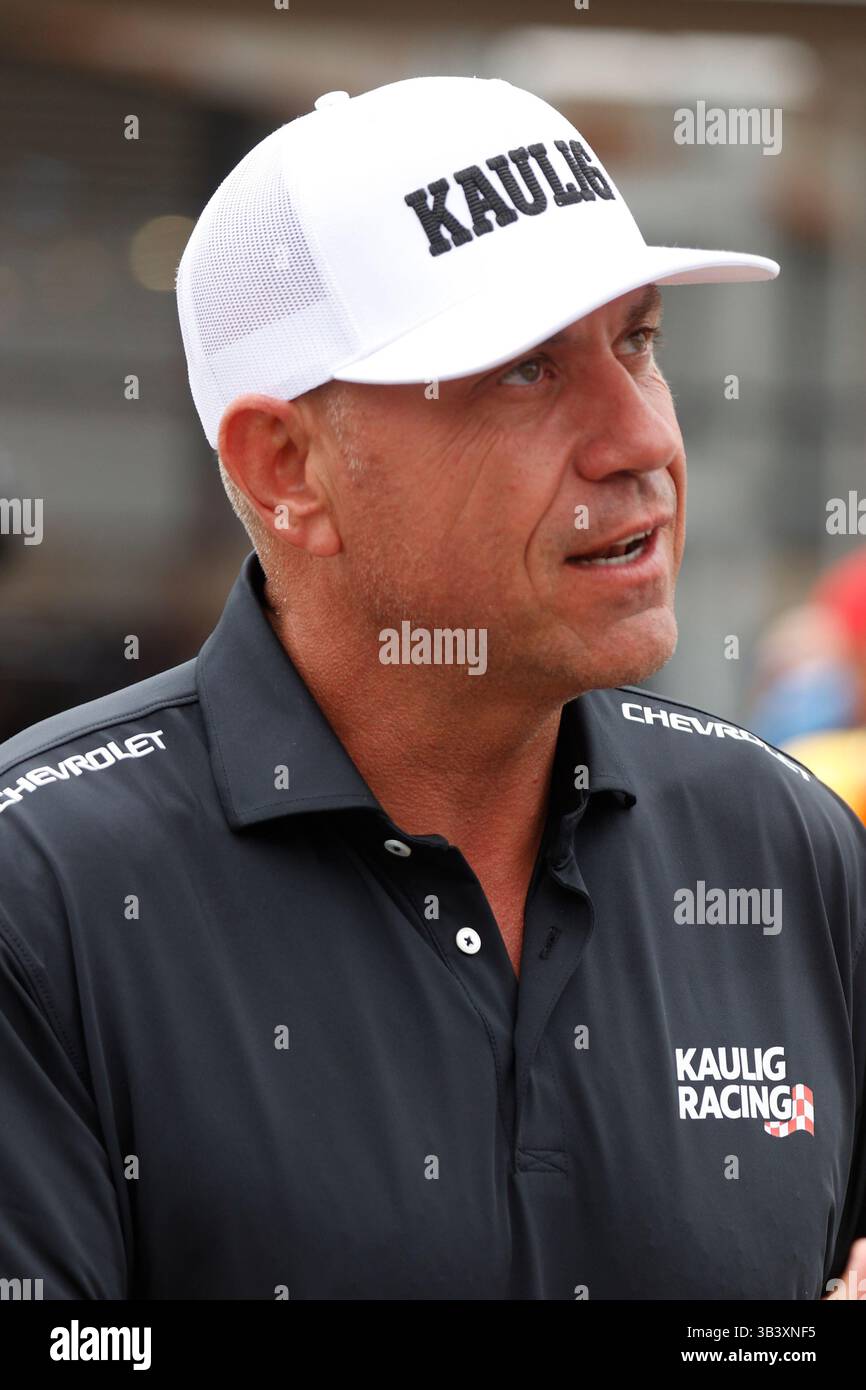 TALLADEGA, AL - APRIL 26: Kaulig Racing team President Chris Rice talks ...
