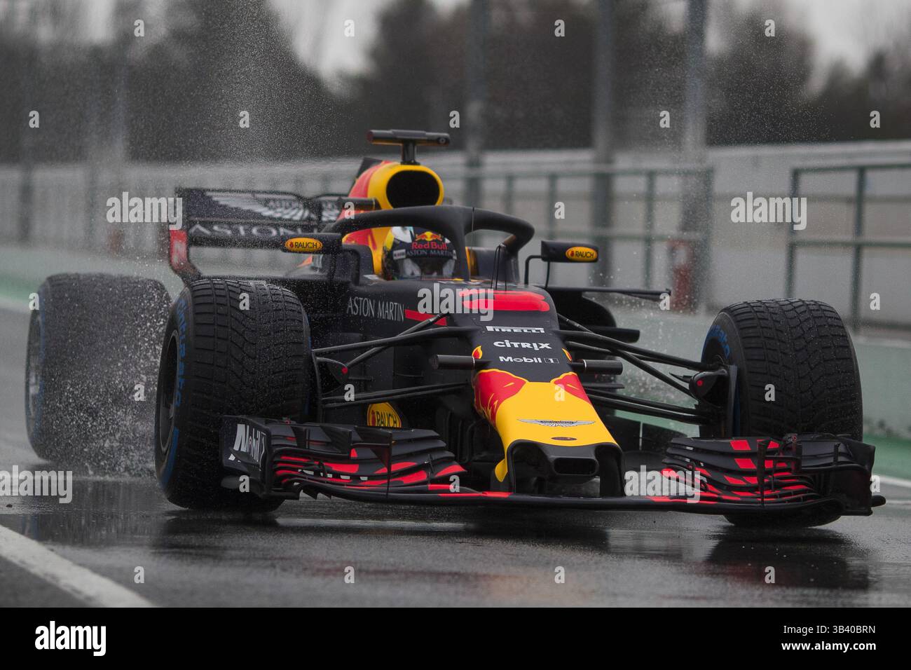 A Red Bull RB14 racing car at the Swiss Museum of Transport