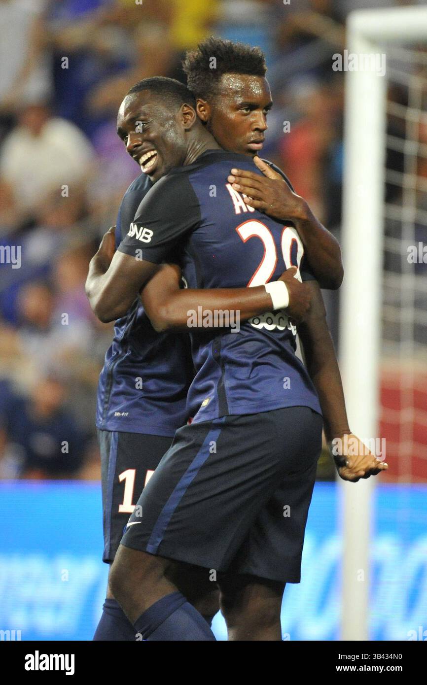 Carte Joueur PSG Jean-Christophe Bahebeck - Saison 2014/2015 Paris Saint-Germain