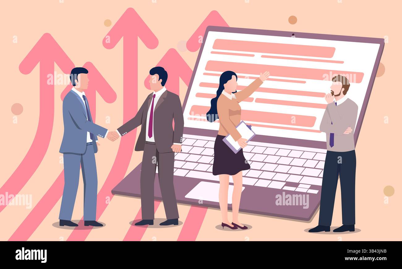 Introducing data Stock Vector Images - Alamy