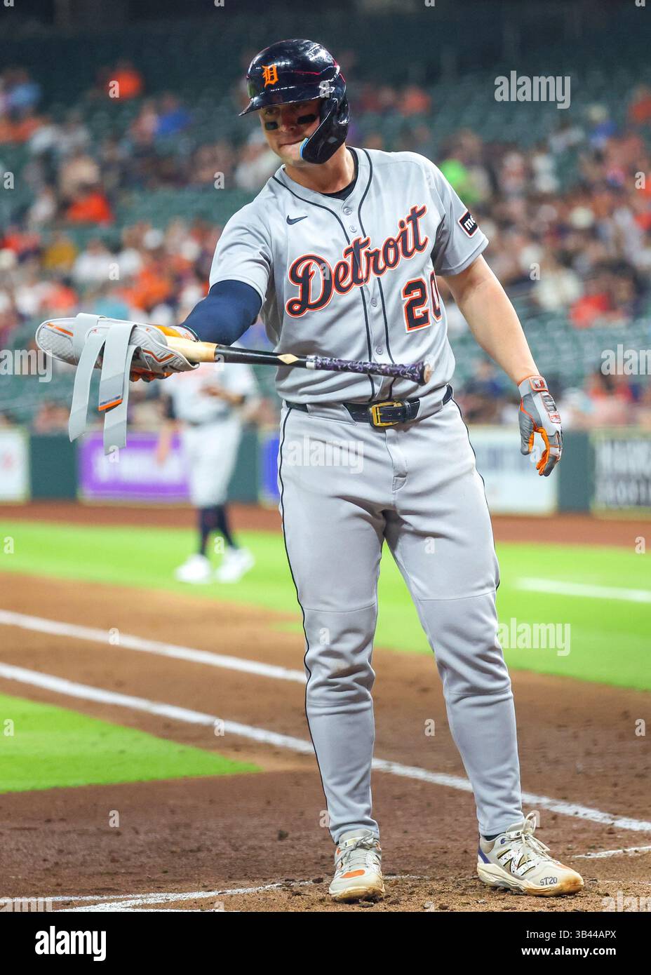 HOUSTON, TX - APRIL 29: Detroit Tigers first baseman Spencer Torkelson ...