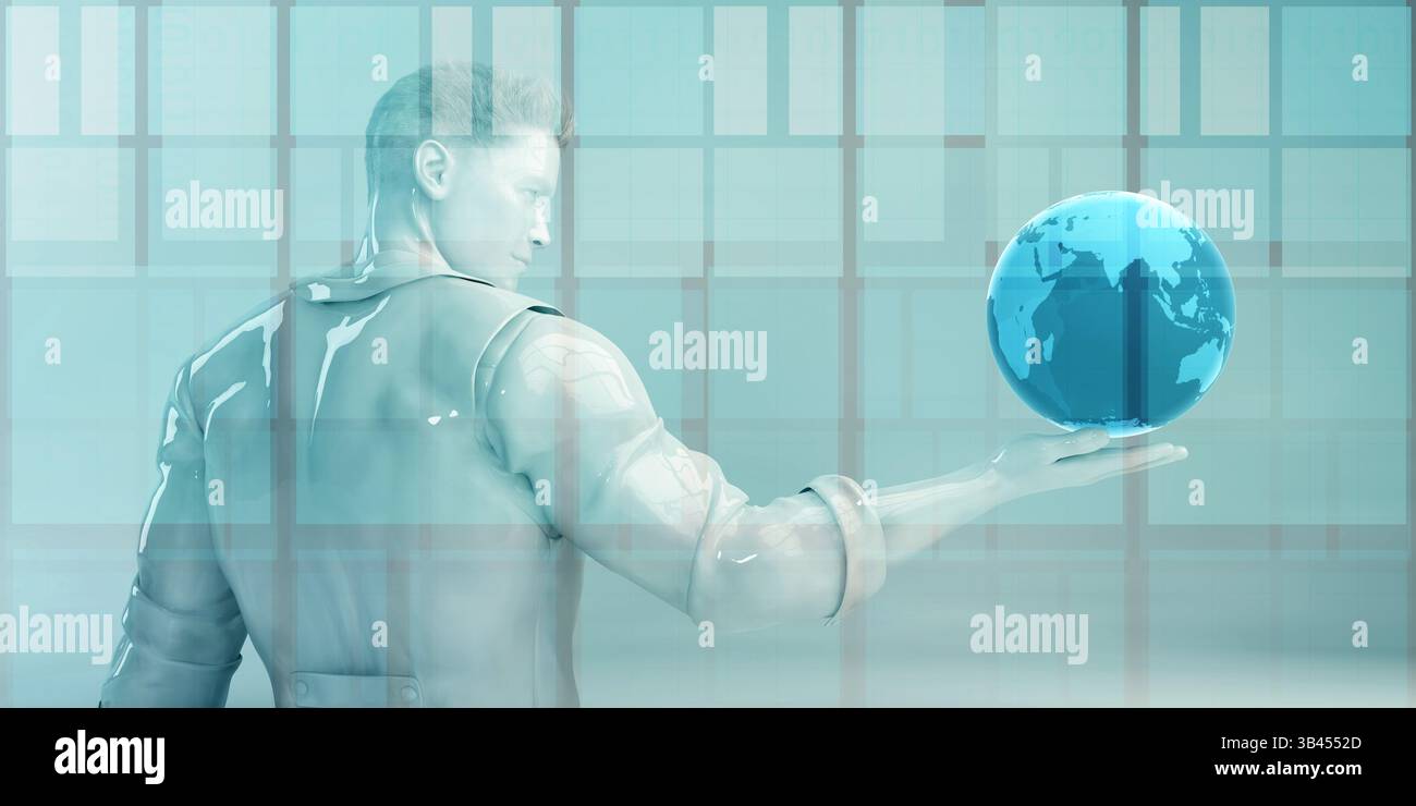 Futuristic Technology and Disruptive Technologies Worldwide as Concept Stock Photo