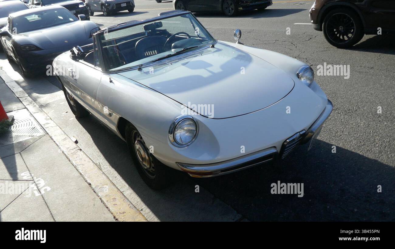 Los Angeles, California, USA 29th April 2025 Alpha Romeo Car on Sunset ...