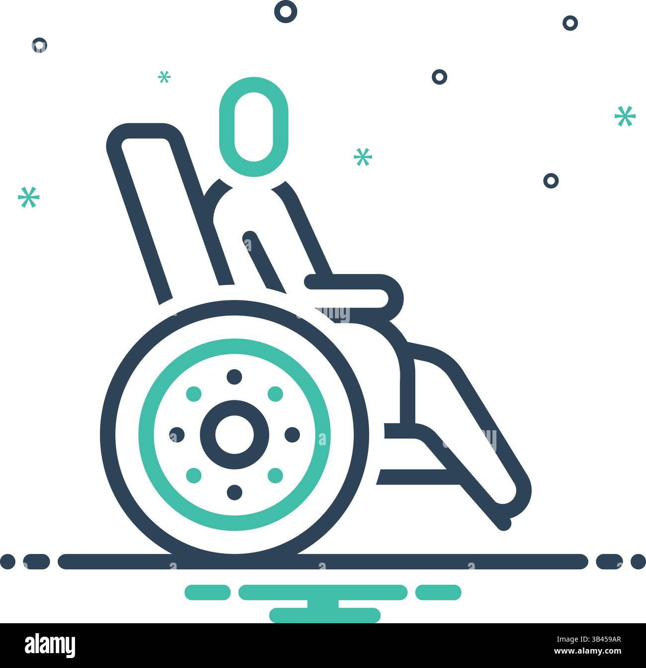 Icon for paralysis, immobility Stock Vector Image & Art - Alamy