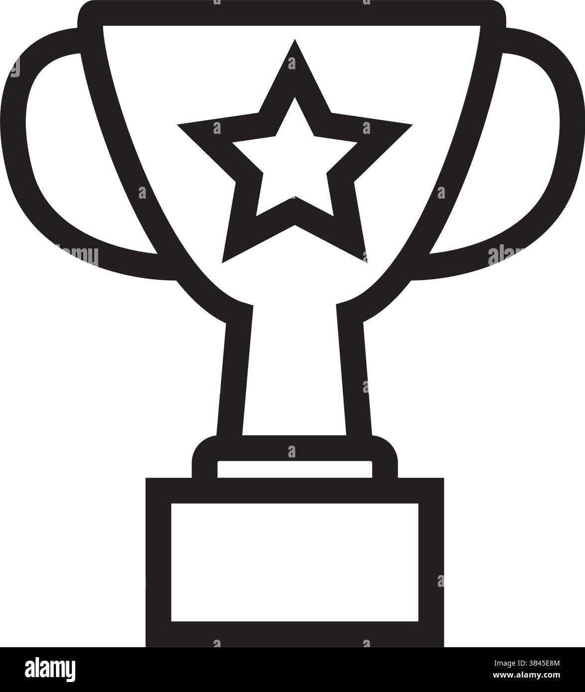 trophy icon in trendy flat style Stock Vector