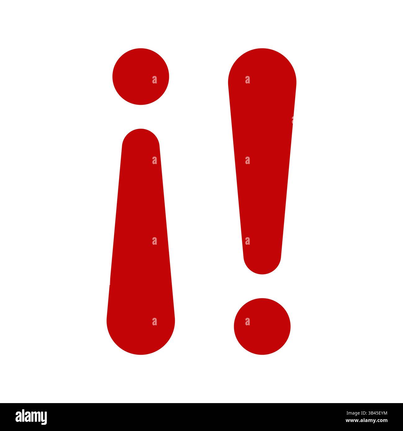 Double the Impact, Spanish and Standard Exclamation Points Stock Vector ...