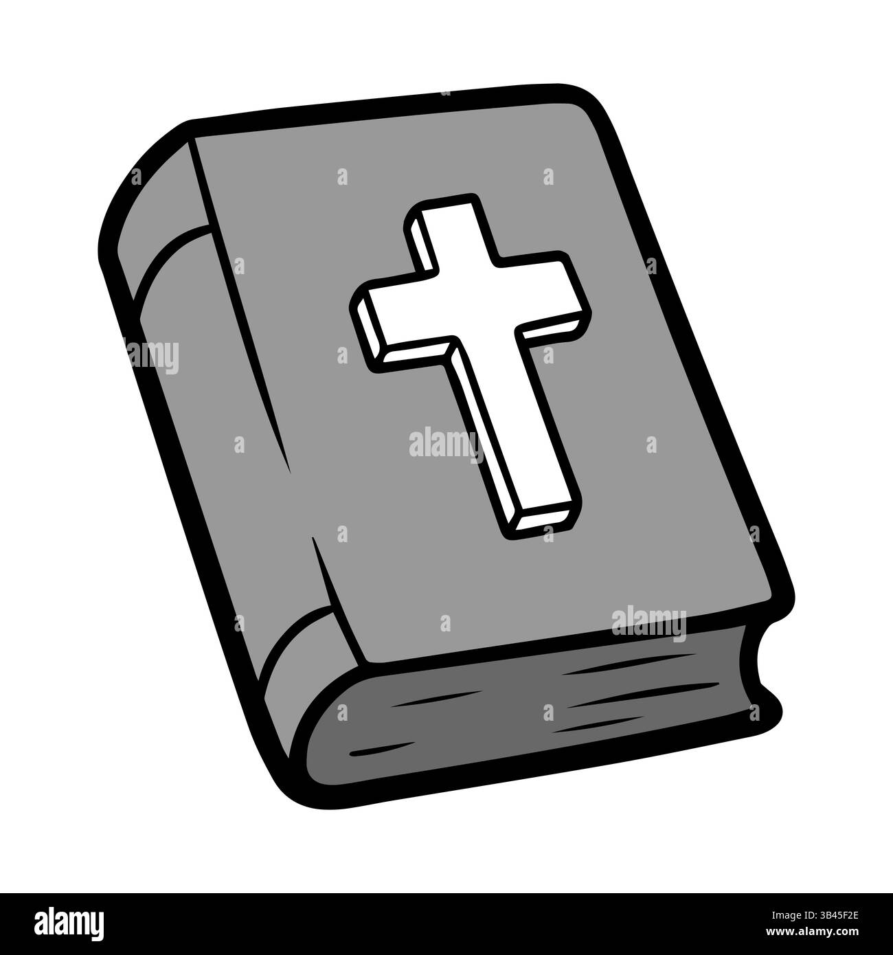 Sacred Text Holy Bible with Christian Cross Symbol Stock Vector Image ...