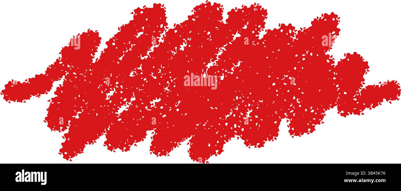 Crayon Drawing Texture Background Isolated On A White Background. Vector Illustration. Stock Vector