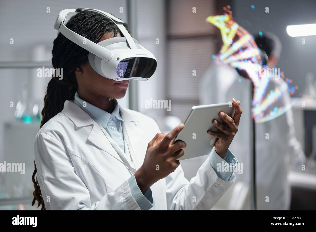 Tech savvy scientist hi-res stock photography and images - Alamy