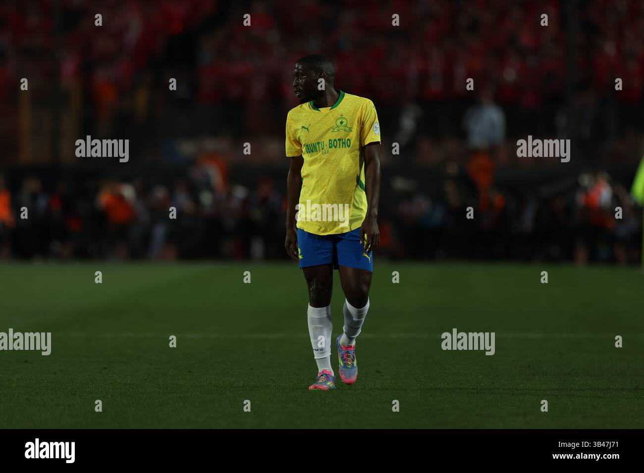 Archie Modiba Egypt, CAIRO 25 April 2025: Aubrey Modiba of Mamelodi Sundowns the CAF ...
