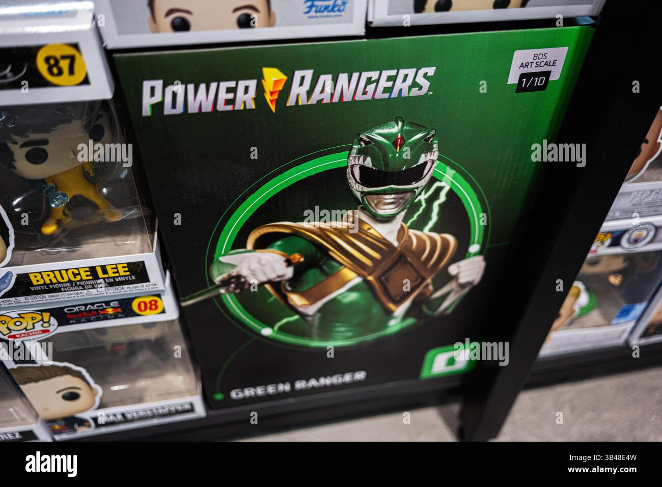 Ivano-Frankivsk, Ukraine - April 29, 2025: Green Power Ranger action ...