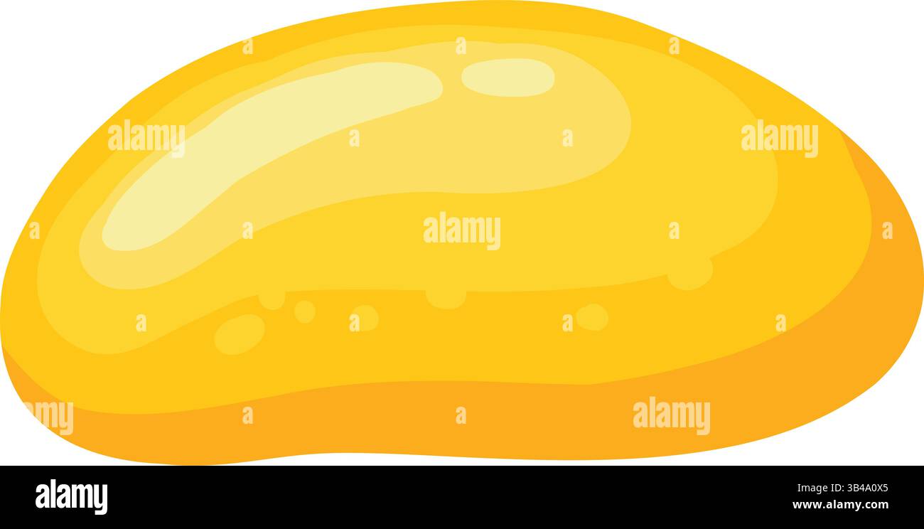 Cartoon honey dripping icon. Sticky sweet dripping spots, flowing sugar ...