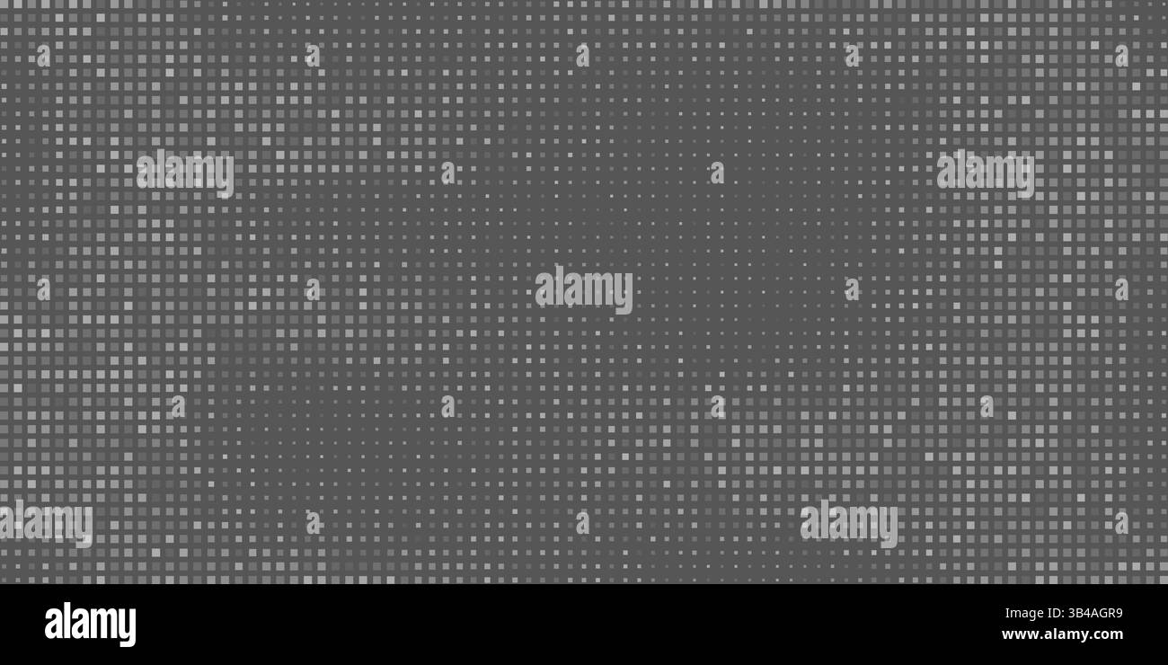 Vector Grey Tech Finance Fintech Background. Abstract Pixel Pattern ...