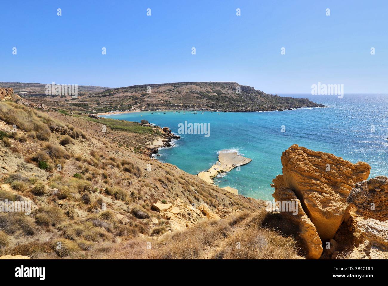 Golden bay malta hi-res stock photography and images - Alamy