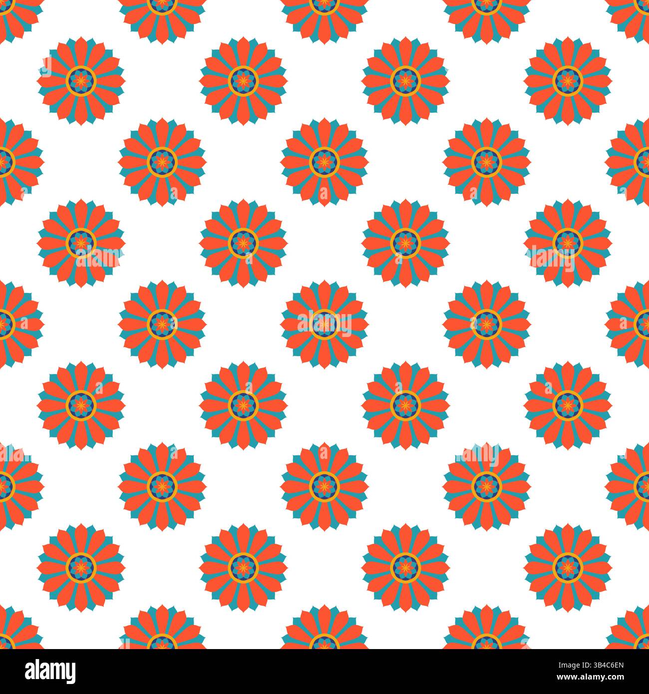 Damask vector seamless pattern vintage Stock Vector