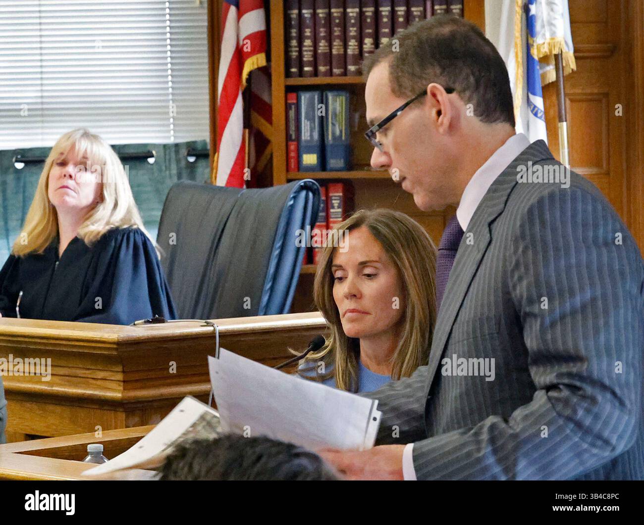 Prosecutor Hank Brennan shows some images of Fairview Rd, to witness ...