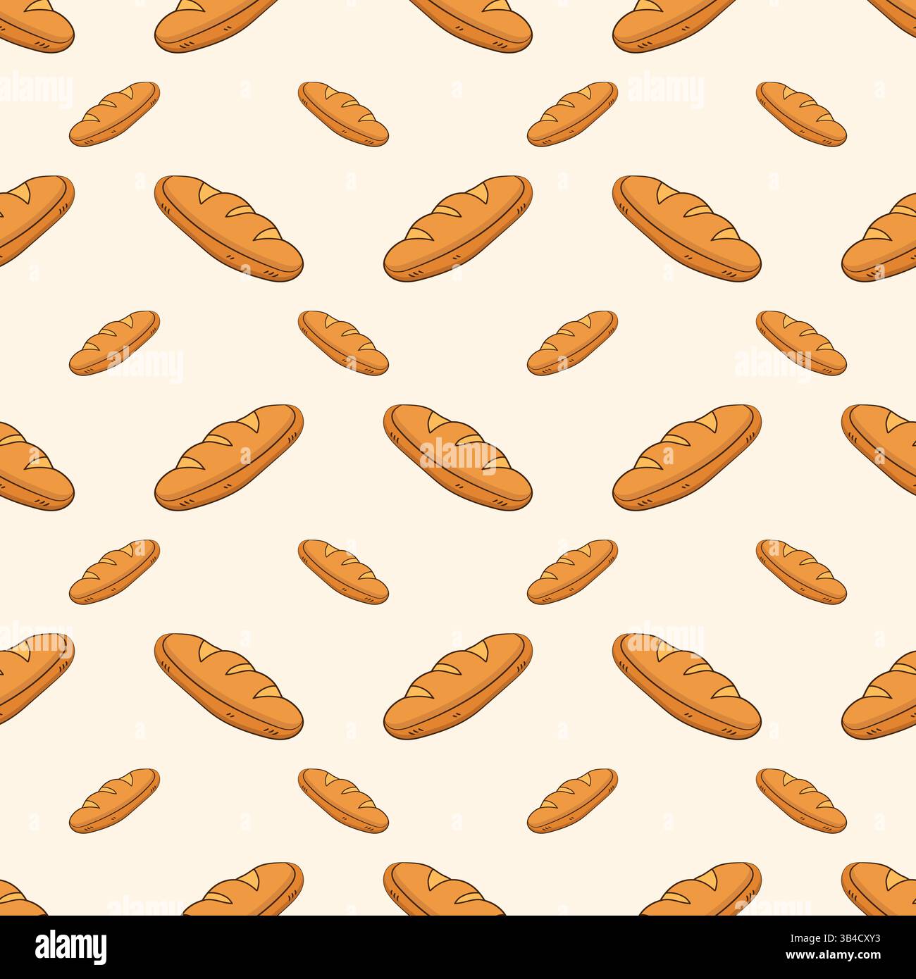Loaf Bread Color Guide Loaves of french bread Stock Vector Images - Alamy