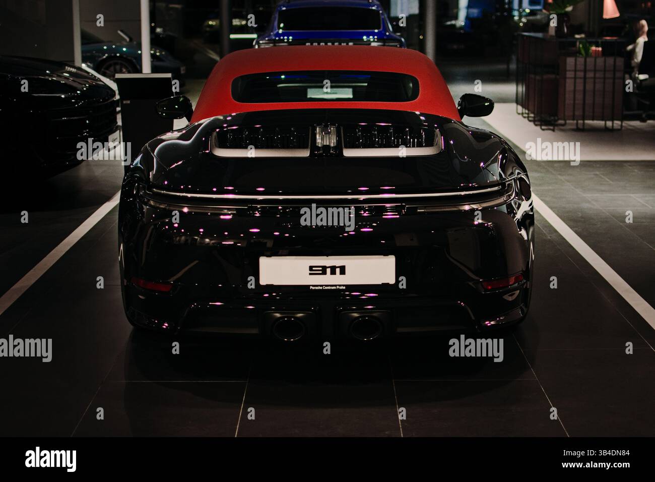 Porsche super car back photo Stock Photo - Alamy