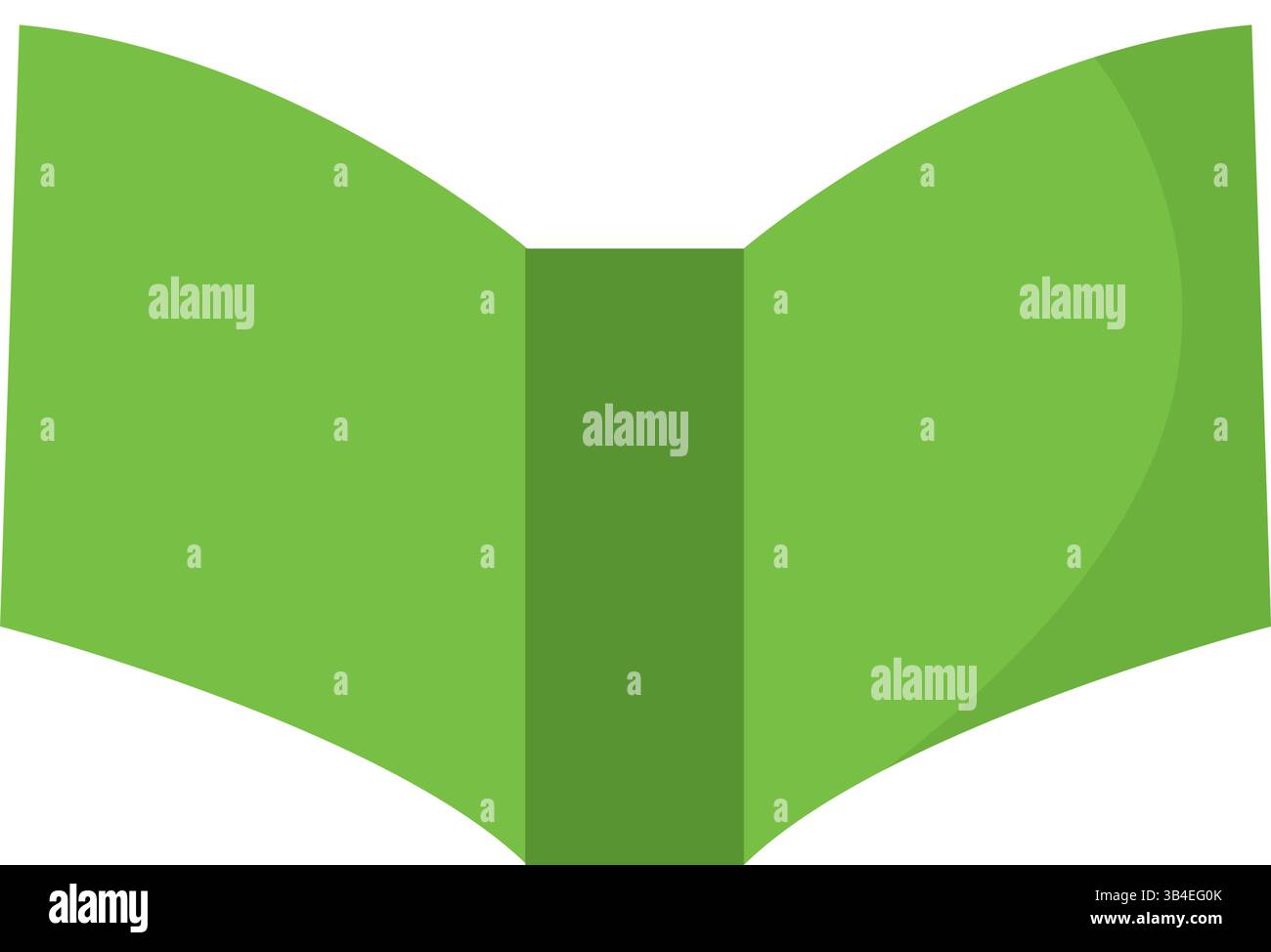 Open green book icon. Vector illustration Stock Vector Image & Art - Alamy