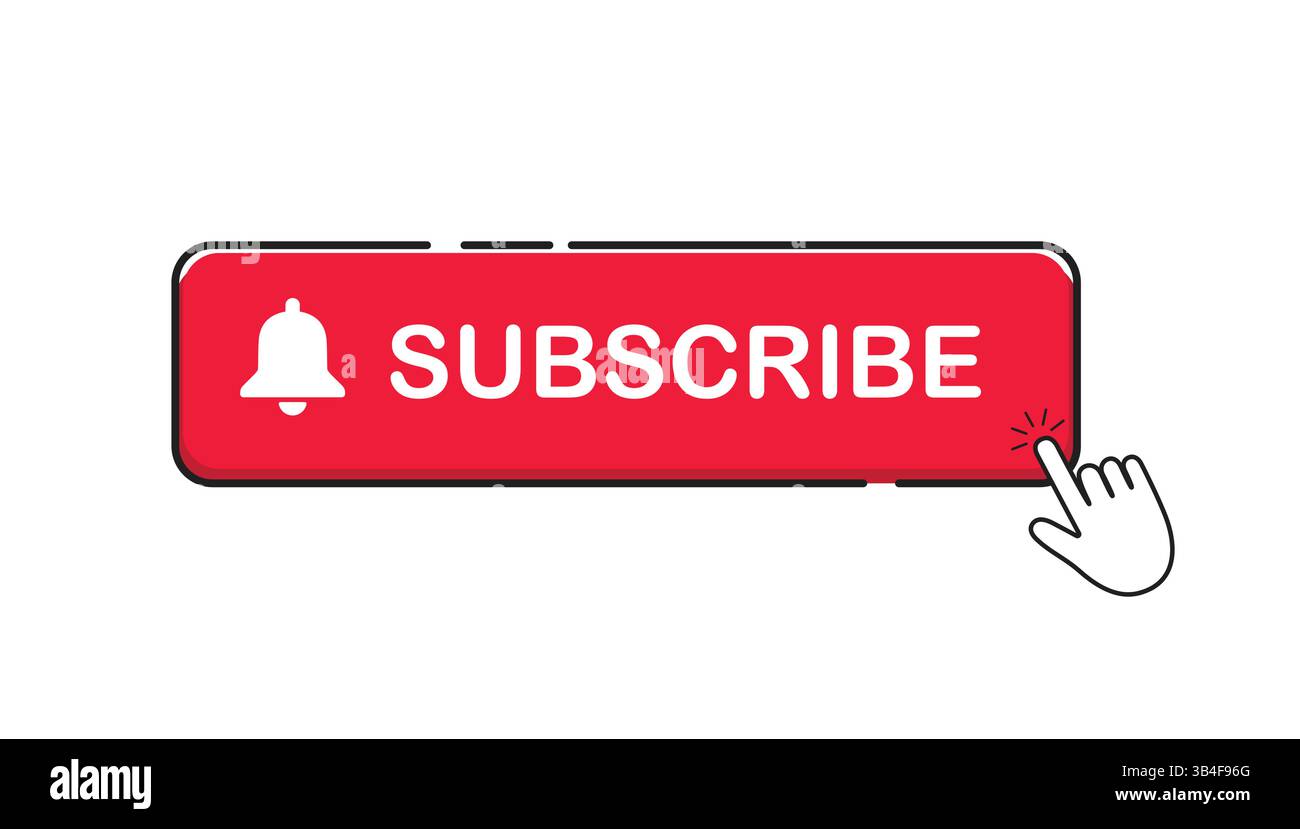 Engaging Subscribe Button Graphic Designed for Online Content ...