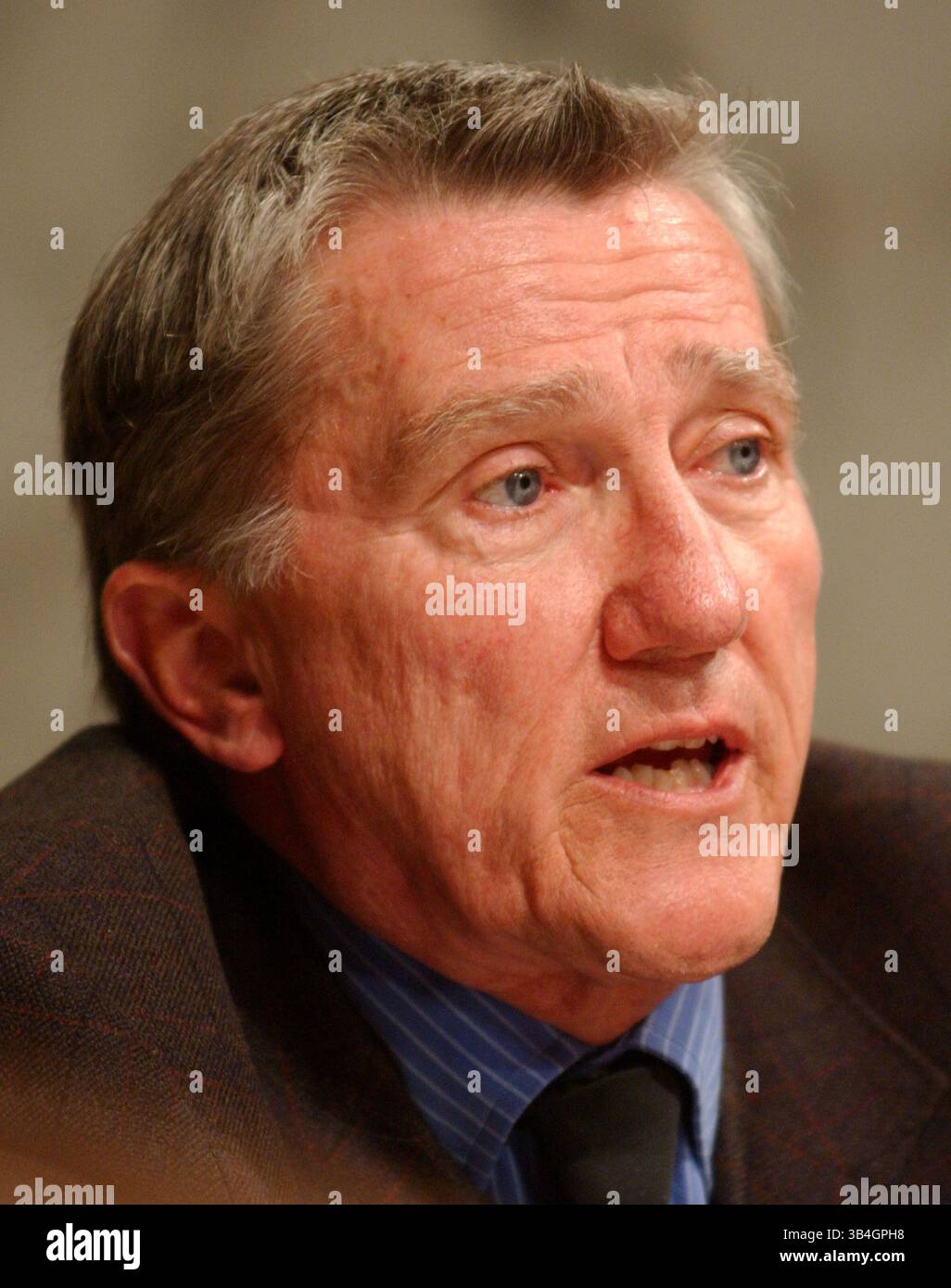 Jan. 1, 1904 - Washington, District of Columbia, United States of America - Washington, D.C. - March 23, 2004 -- National Commission on Terrorist Attacks Upon the United States (9/11 Commission) member John F. Lehman listens to testimony from former United States Secretary of State Madeleine K. Albright in Washington, DC on March 23, 2004..Credit: Ron Sachs / CNP.[RESTRICTION: No New York Metro or other Newspapers within a 75 mile radius of New York City] (Credit Image: © Ron Sachs/CNP via ZUMA Wire) Stock Photo