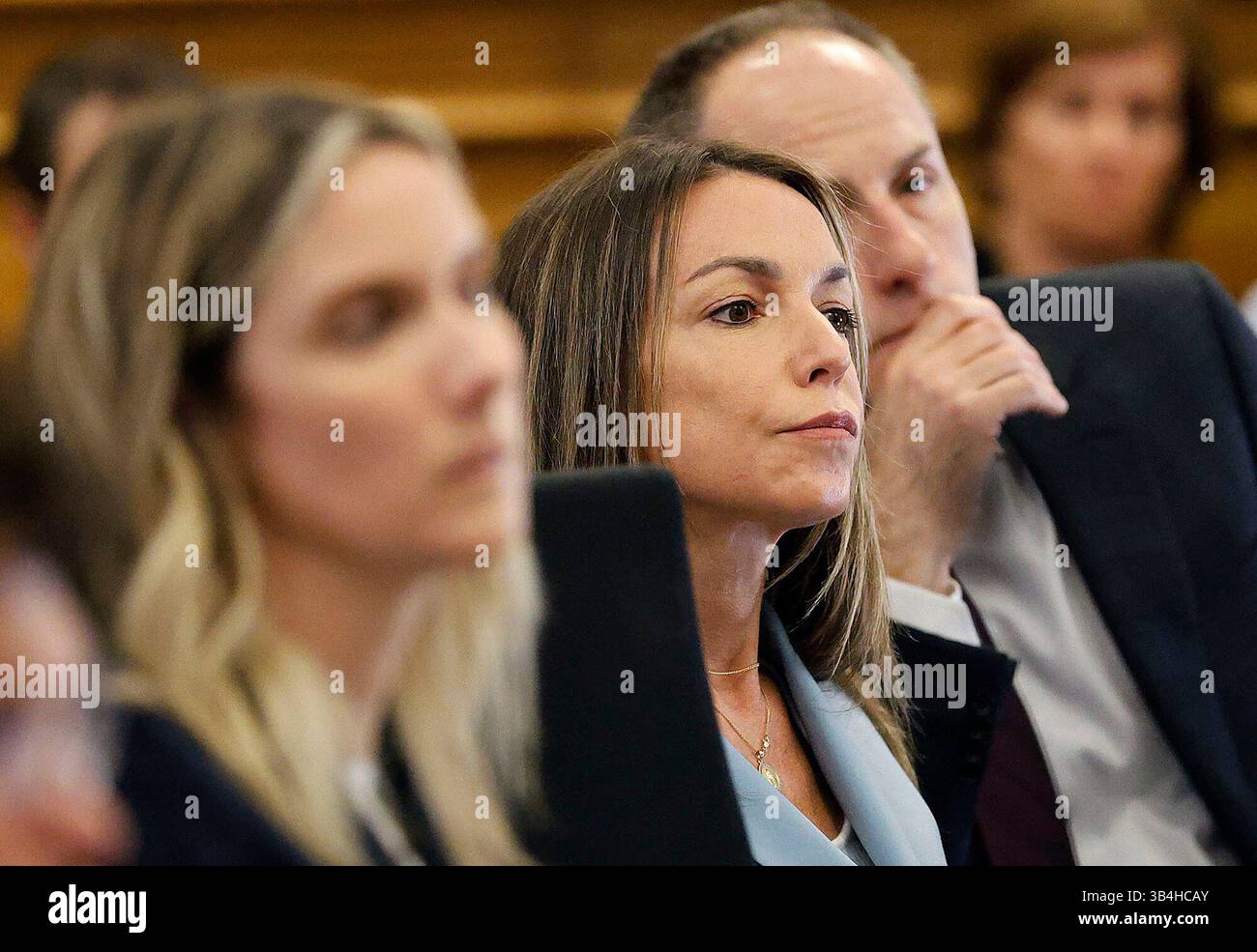 Karen Read listens to testimony by Jennifer McCabe during her murder ...