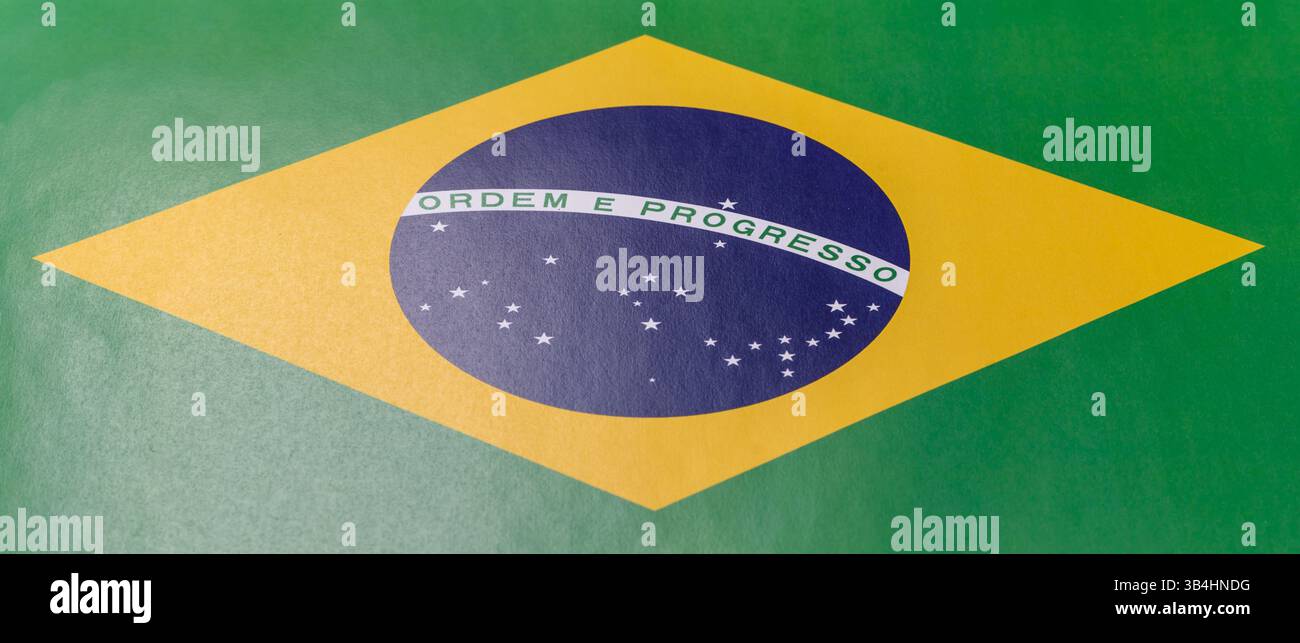 Brazil Color Background Brazilian flag yellow green green blue color as background. National ...