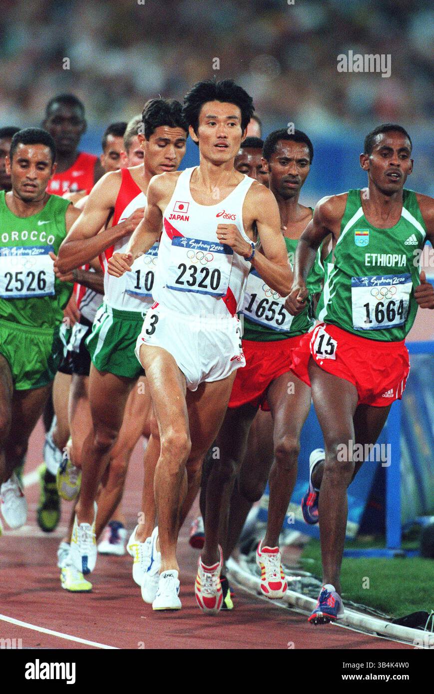 Toshinari takaoka 5000 olympics y australia olympic stadium hi res