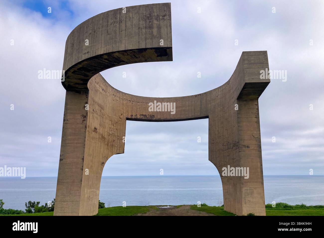 GIJON, SPAIN - APRIL  7, 2025: Gijón is a vibrant coastal city in Asturias, Spain, known for its beaches, culture, and maritime heritage. - Smartphone Captured Stock Image