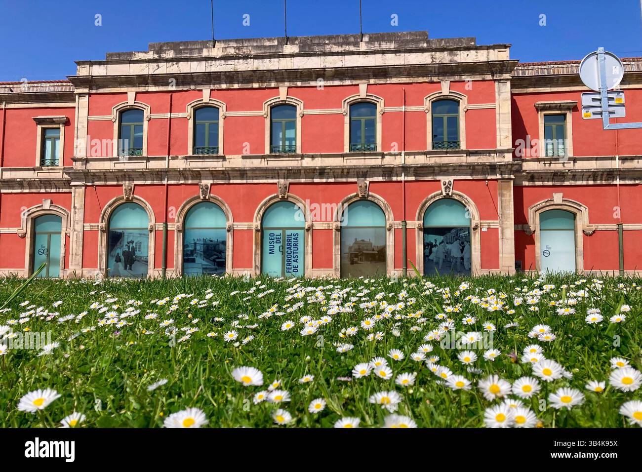 GIJON, SPAIN - APRIL  7, 2025: Gijón is a vibrant coastal city in Asturias, Spain, known for its beaches, culture, and maritime heritage. - Smartphone Captured Stock Image