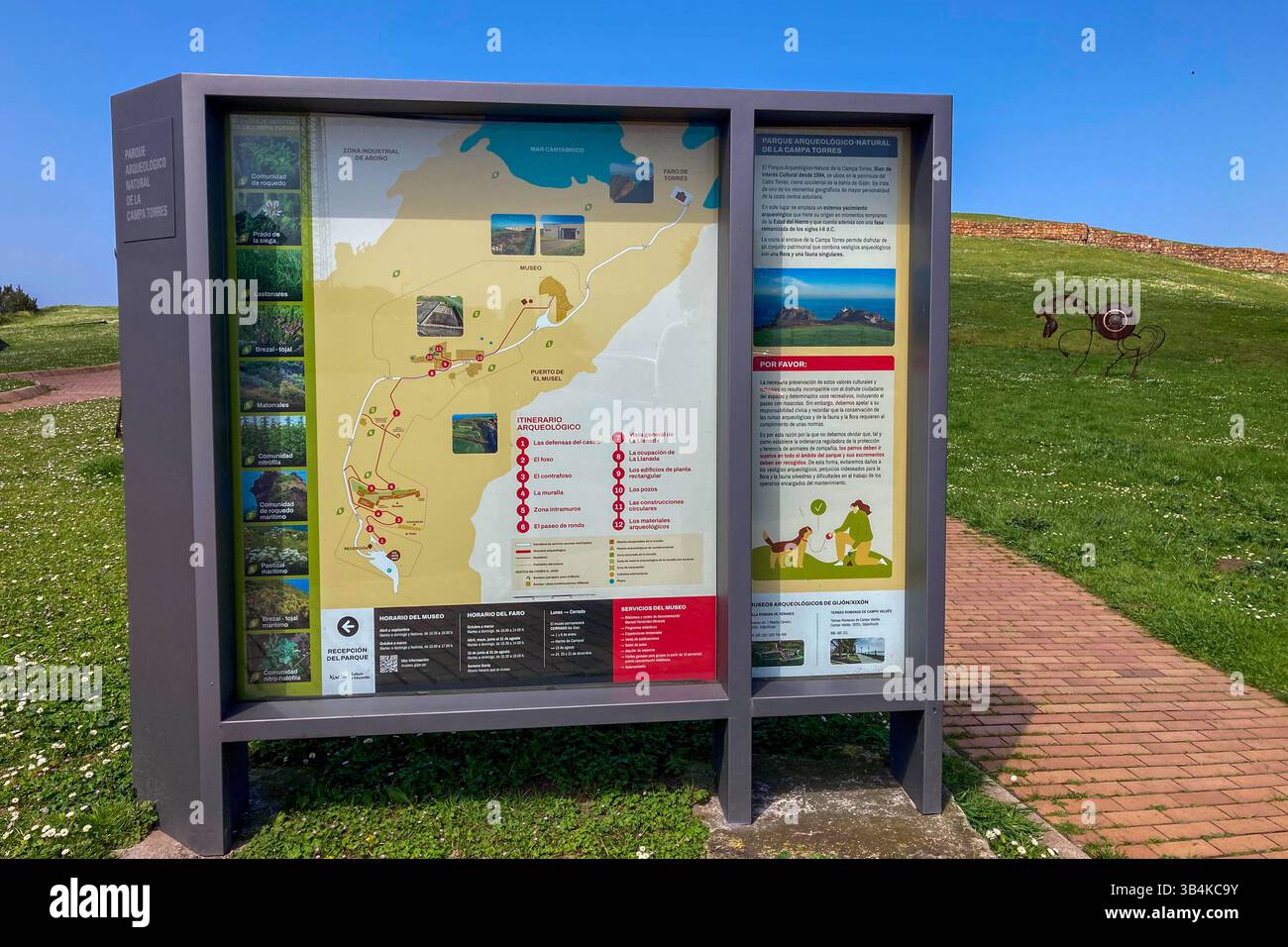 GIJON, SPAIN - APRIL  7, 2025: Gijón port settlements amidst scenic coastal landscapes in Gijón, Asturias, Spain - Smartphone Captured Stock Image
