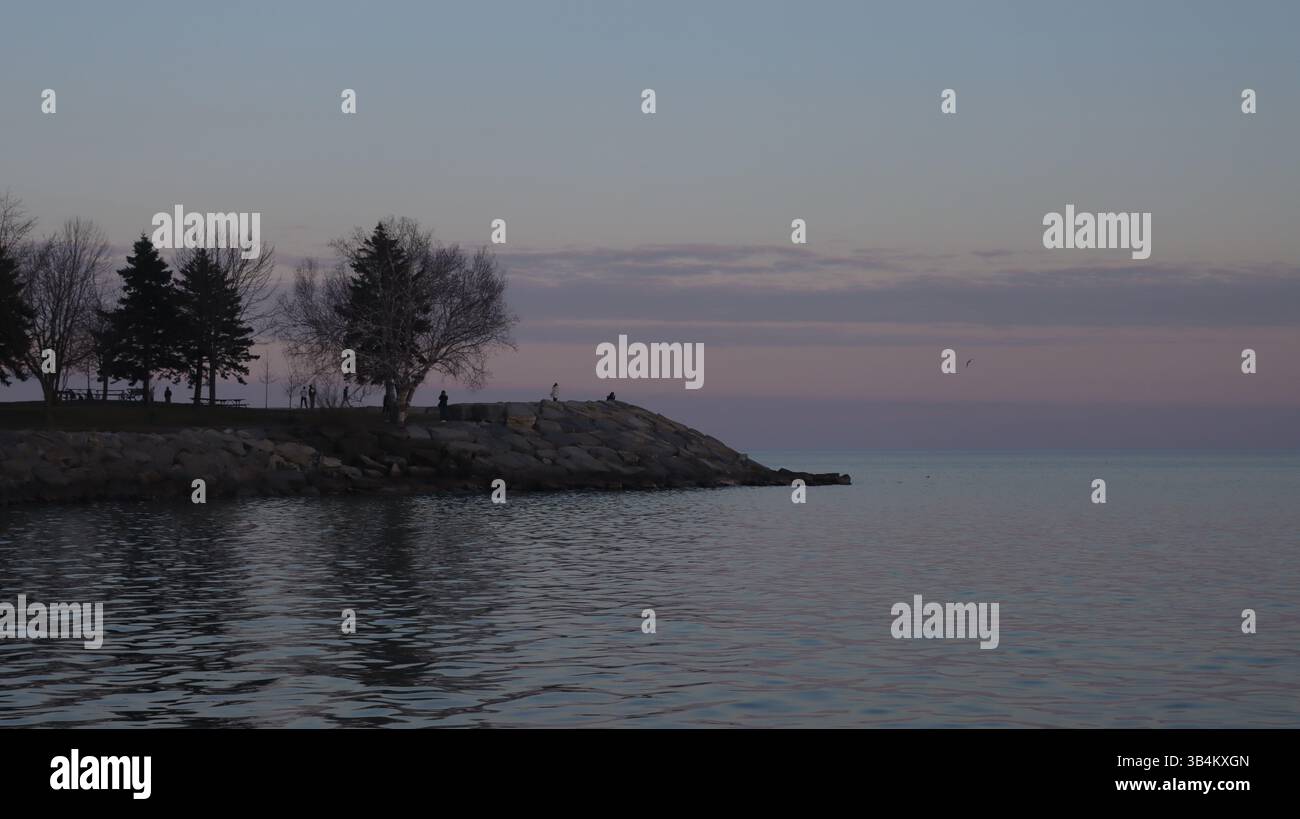 Bluffers Park Beach Canada Stock Photo