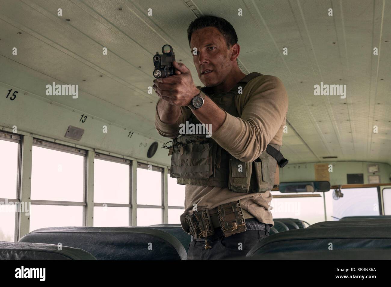 RELEASE DATE: April 25, 2025. TITLE: The Accountant 2. STUDIO: Warner Bros. DIRECTOR: Gavin O'Connor. PLOT: Christian Wolff applies his brilliant mind and illegal methods to reconstruct the unsolved puzzle of a Treasury chief's murder. STARRING: BEN AFFLECK as Christian Wolff. (Credit Image: © Warner Bros/Entertainment Pictures/ZUMAPRESS.com) EDITORIAL USAGE ONLY! Not for Commercial USAGE! Stock Photo