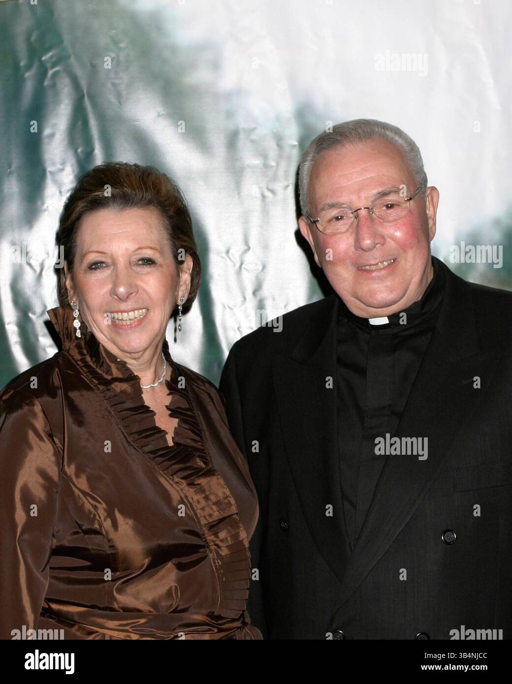 Apr. 16, 2008 - 12 April 2008 - White Plains, NY, USA -Brother D'adamo and unidentified woman attends The 63rd Boys' Towns of Italy ''Ball of the Year'' held at the Ritz Carlton Hotel.  Credit:  Anthony G. Moore/   K57848AGM.(Credit Image: © Globe Photos/ZUMAPRESS.com) Stock Photo