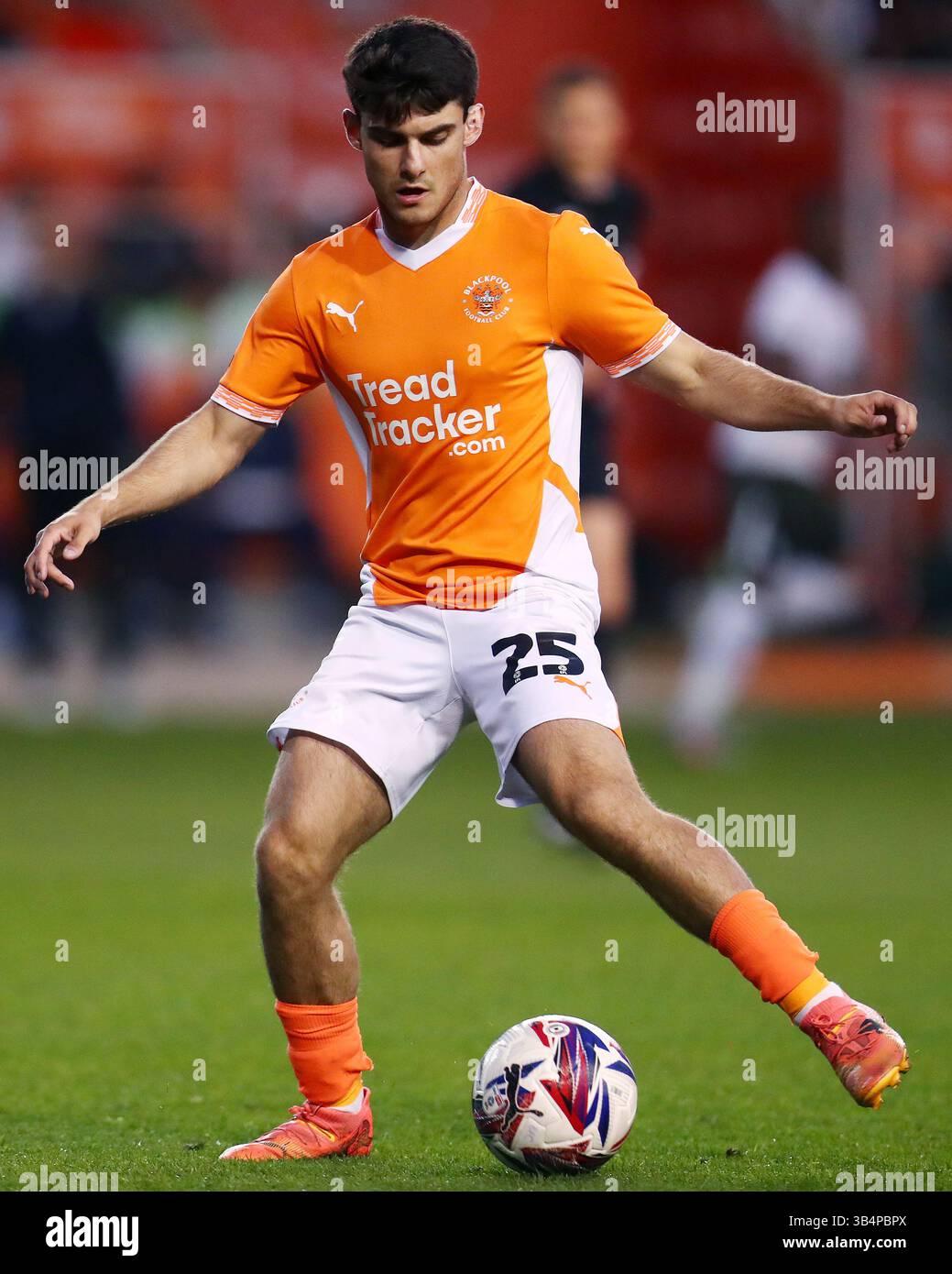 Blackpool's Rob Apter during the Sky Bet League One match at Bloomfield ...
