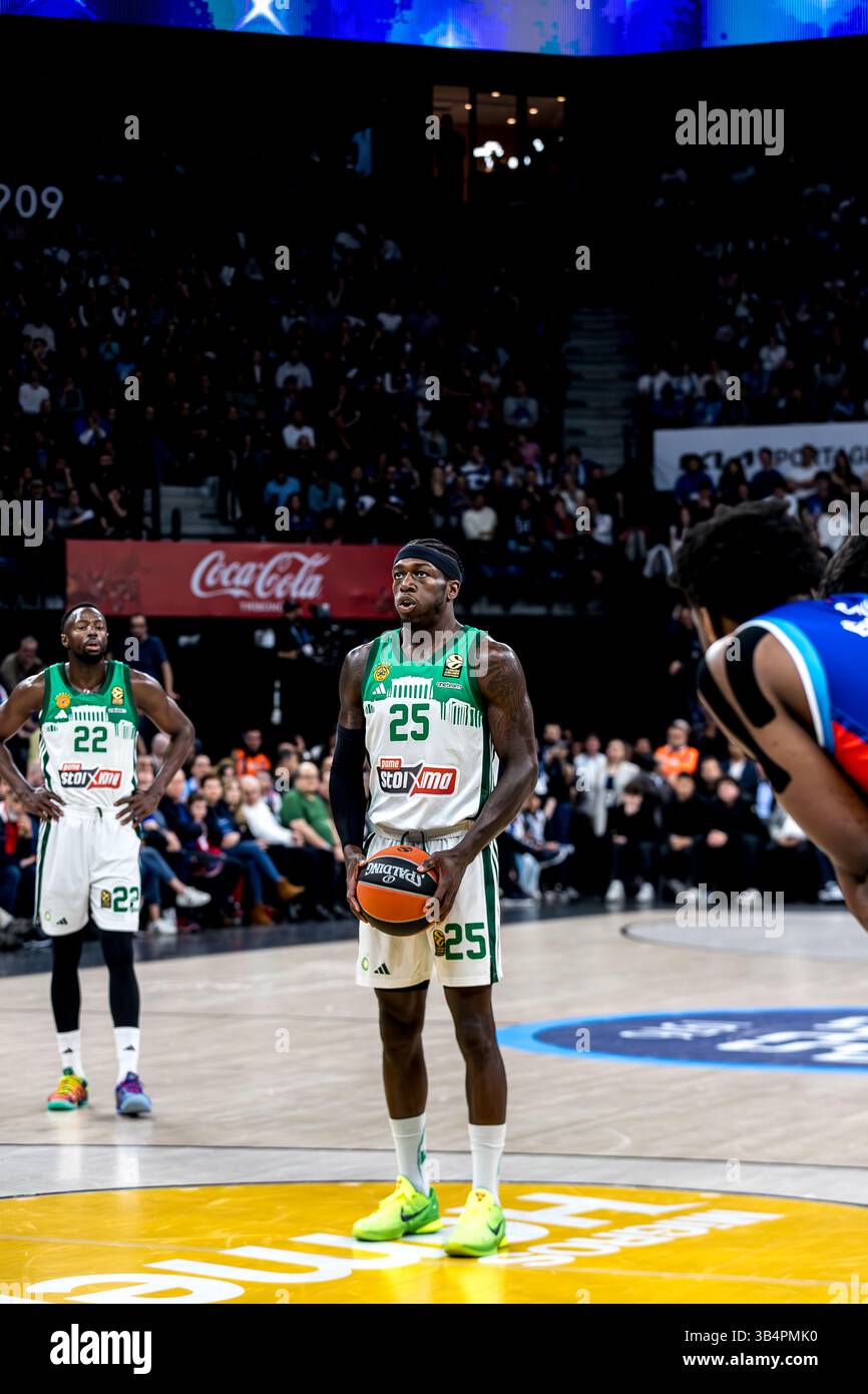 ISTANBUL TURKEY April 30 2025 KENDRICK NUNN 25 Of Panathinaikos istanbul-turkey-april-30-2025-kendrick-nunn-25-of-panathinaikos