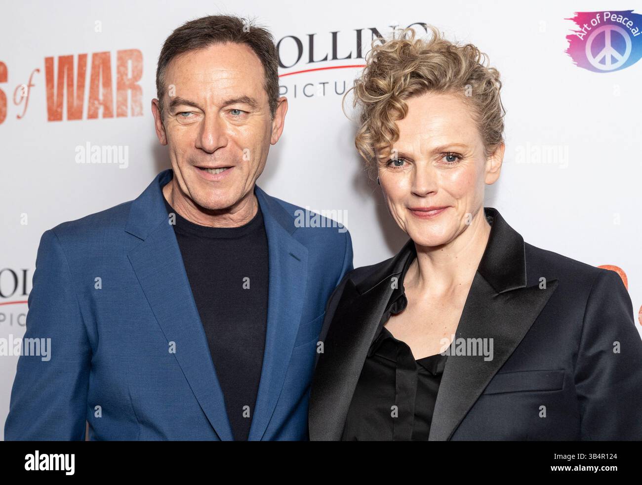 New York, NY, April 30, 2025: Jason Isaacs and Maxine Peake attend ...