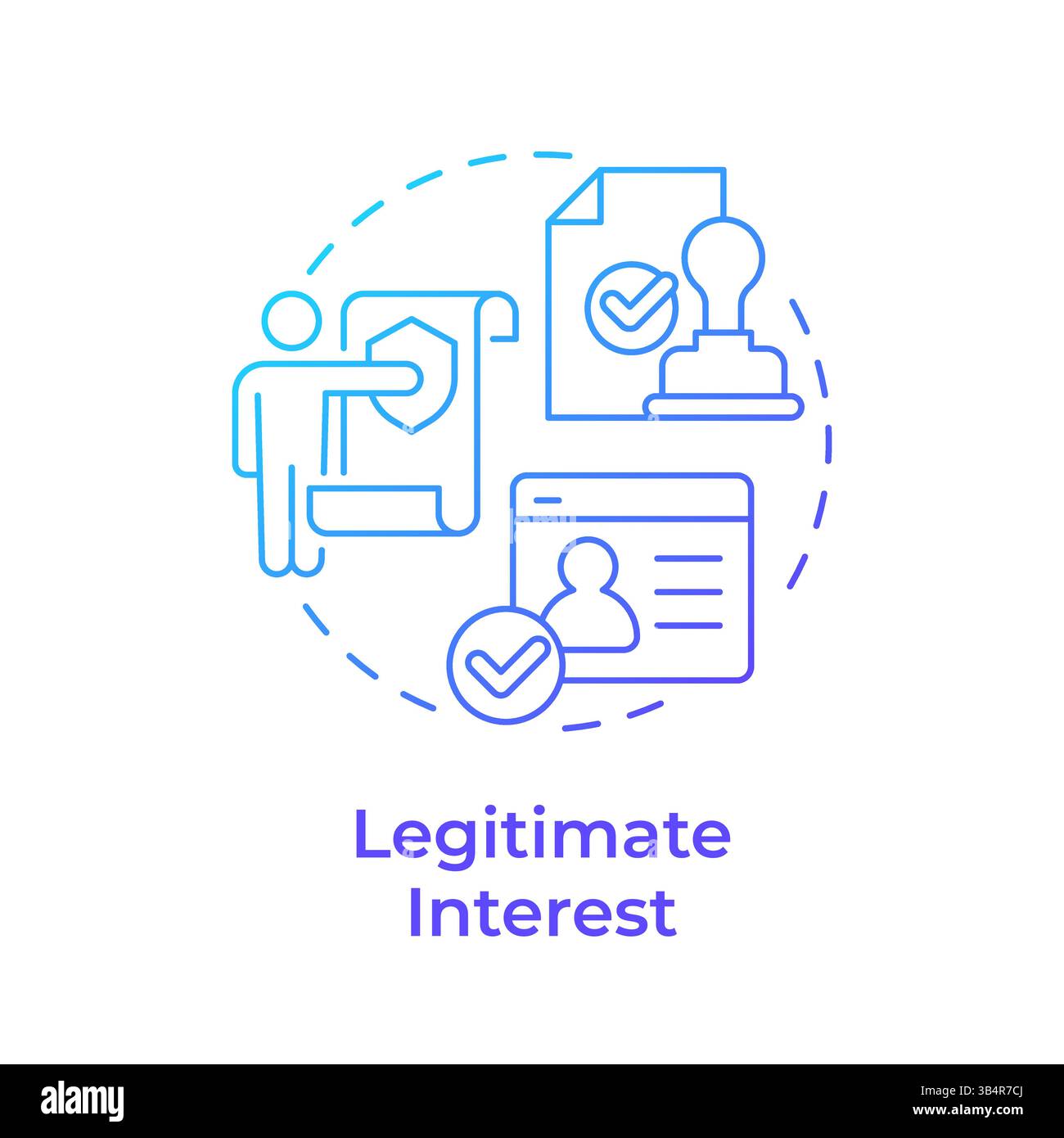 Security test blue gradient hi-res stock photography and images - Alamy