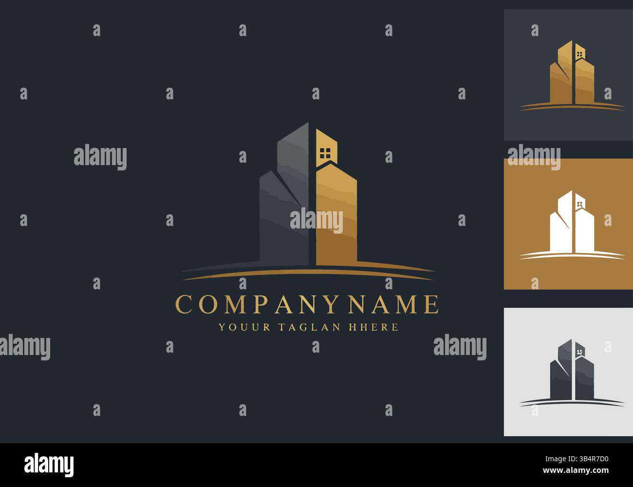 High end buildings Stock Vector Images - Alamy